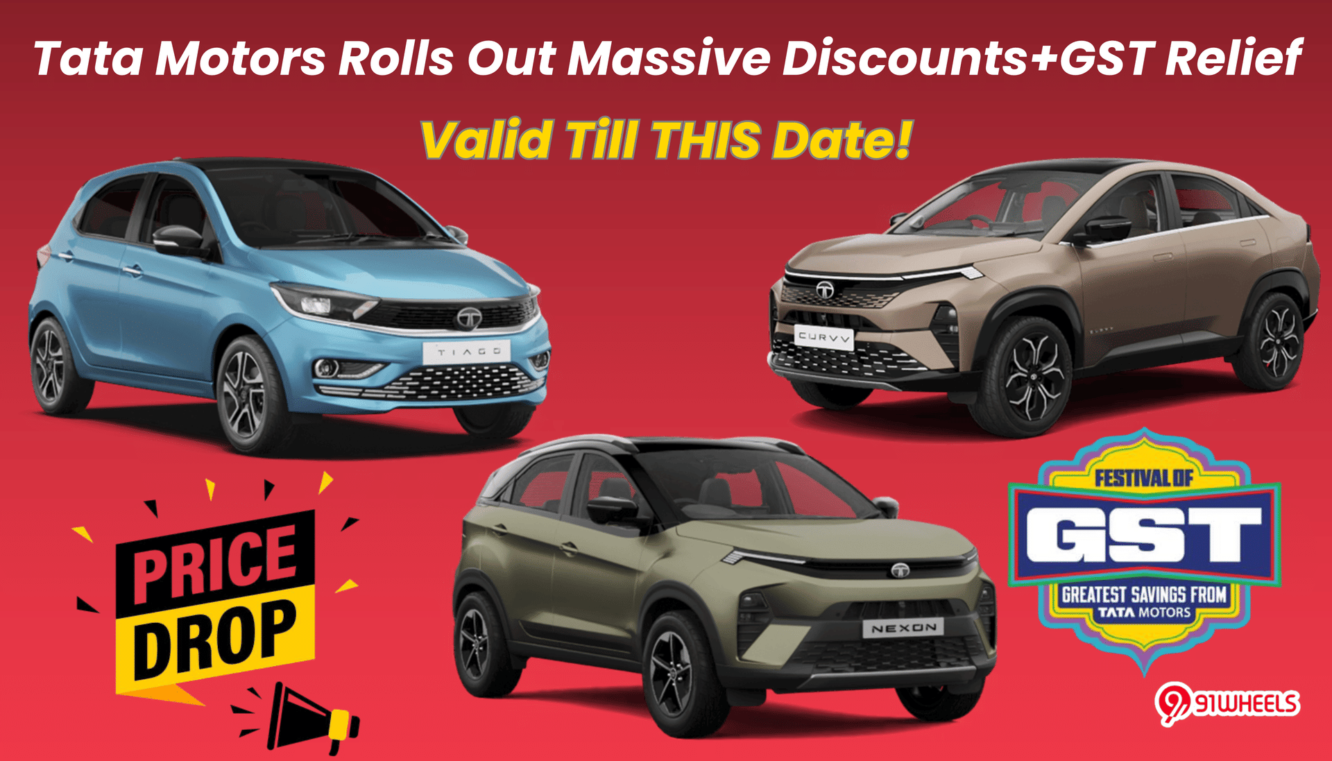 Tata Motors Rolls Out Massive Discounts with Added GST Relief; Valid Till THIS Date! Tata Motors Rolls Out Massive Discounts with Added GST Relief; Valid Till THIS Date!
