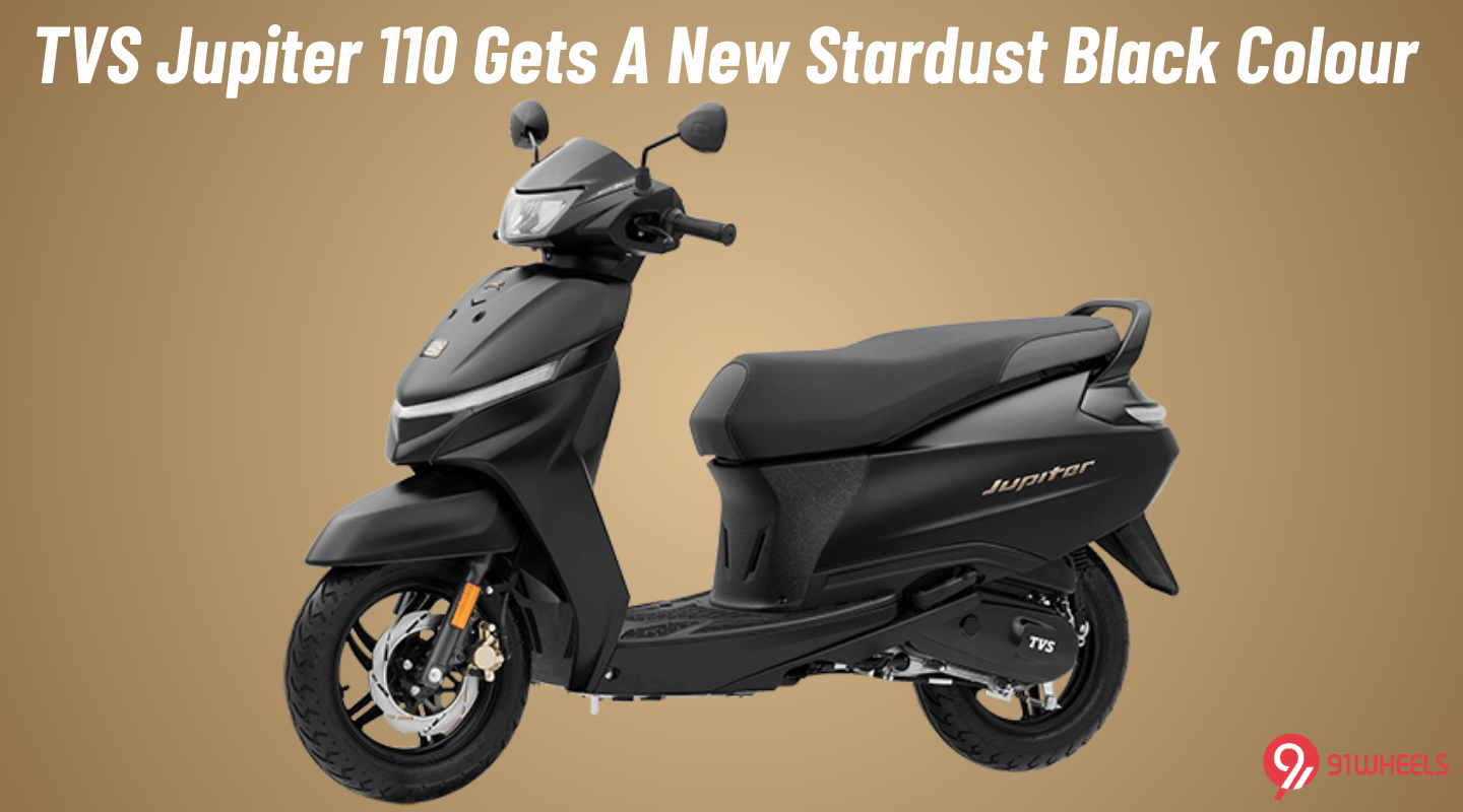 TVS Launches New Special Edition of Jupiter With New Stardust Black Colour