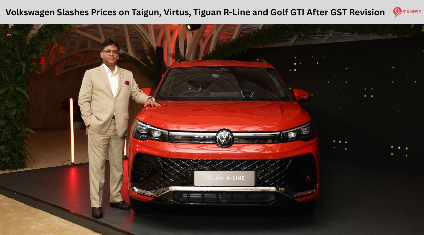 Volkswagen Slashes Prices on Taigun, Virtus, Tiguan R-Line and Golf GTI After GST Revision