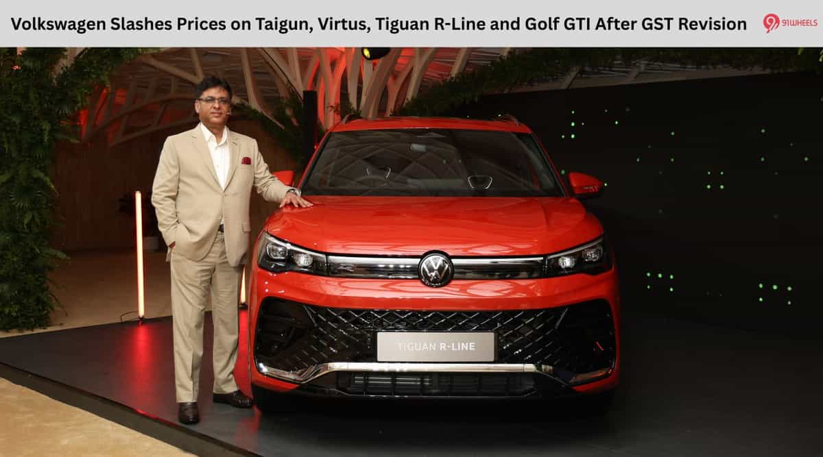 Volkswagen Slashes Prices on Taigun, Virtus, Tiguan R-Line and Golf GTI After GST Revision Volkswagen Slashes Prices on Taigun, Virtus, Tiguan R-Line and Golf GTI After GST Revision