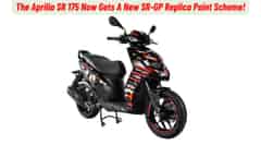 The Aprilia SR 175 Now Gets A New SR-GP Replica Paint Scheme