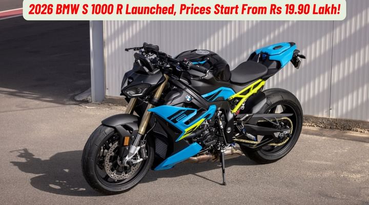 2026 BMW S 1000 R Launched, Prices Start From Rs 19.90 Lakh!