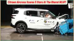 Citroen Aircross Scores 5 Stars At The Bharat NCAP!