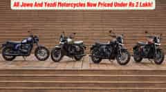 All Jawa And Yezdi Motorcycles Now Priced Under Rs 2 Lakh!