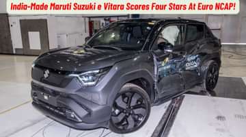 India-Made Maruti Suzuki e Vitara Scores Four Stars At Euro NCAP!
