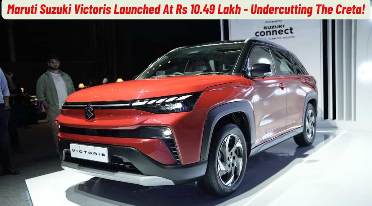 Maruti Suzuki Victoris Launched At Rs 10.49 Lakh - Undercutting The Creta Maruti Suzuki Victoris Launched At Rs 10.49 Lakh - Undercutting The Creta