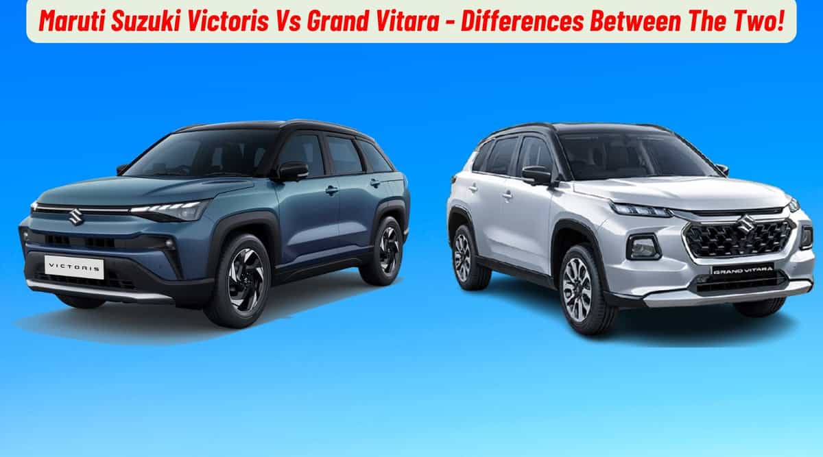 Maruti Suzuki Victoris Vs Grand Vitara - Differences Between The Two! Maruti Suzuki Victoris Vs Grand Vitara - Differences Between The Two!