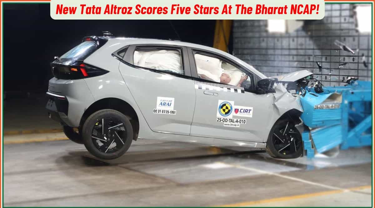 New Tata Altroz Scores Five Stars At The Bharat NCAP! New Tata Altroz Scores Five Stars At The Bharat NCAP!