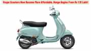 Vespa Scooters Now Become More Affordable, Range Begins From 1.10 Lakh!