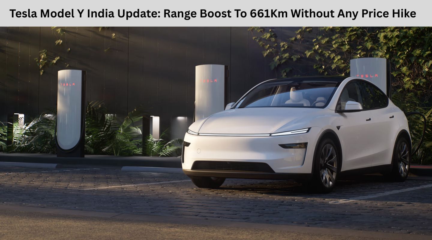 Tesla Model Y India Update: Range Boost To 661Km Without Any Price Hike Tesla Model Y India Update: Range Boost To 661Km Without Any Price Hike