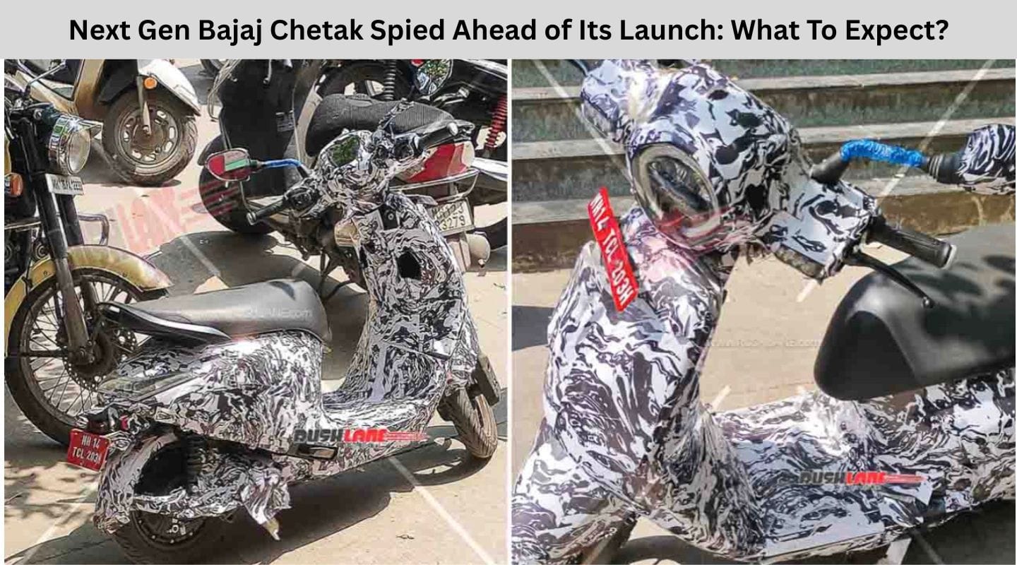 Next Gen Bajaj Chetak Spied Ahead of Its Launch: What To Expect?