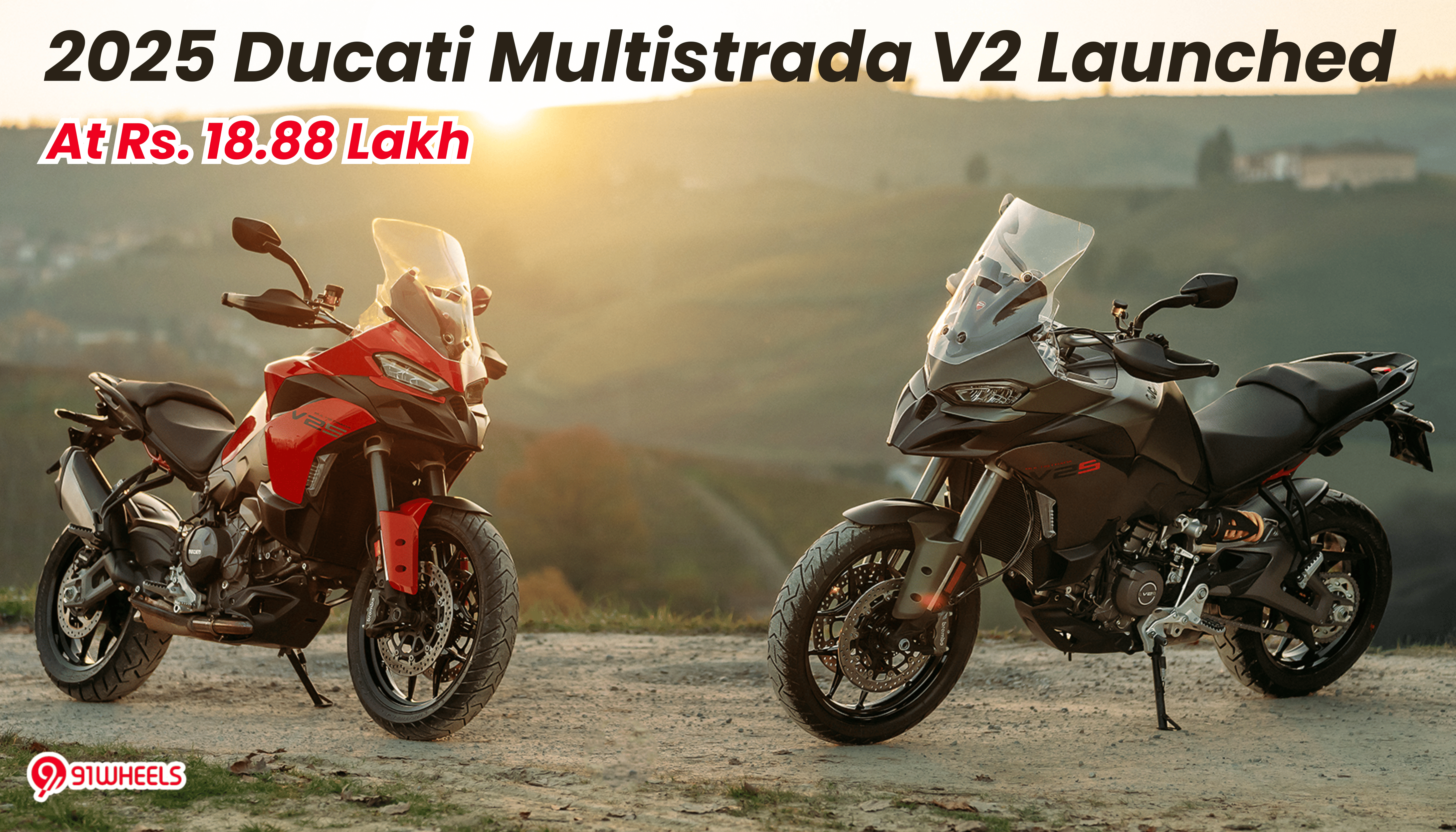 2025 Ducati Multistrada V2 Launched At Rs. 18.88 Lakh: All Details Here