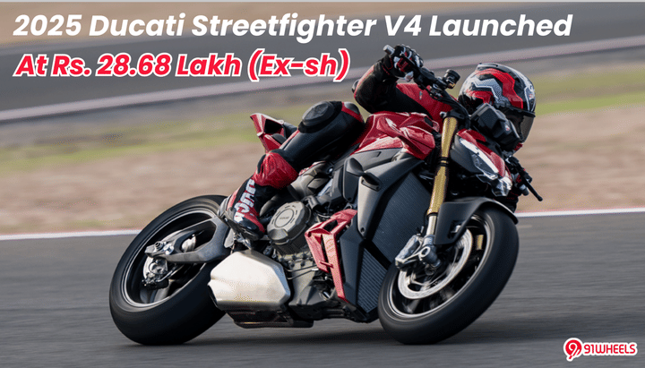 2025 Ducati Streetfighter V4 Launched At Rs. 28.68 Lakh (Ex-sh): Check Details 2025 Ducati Streetfighter V4 Launched At Rs. 28.68 Lakh (Ex-sh): Check Details
