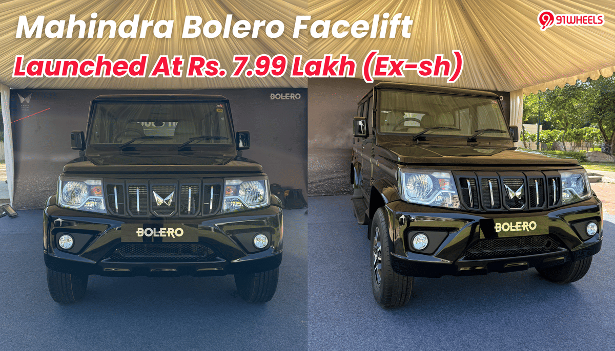Mahindra Bolero Facelift Launched At Rs. 7.99 Lakh (Ex-sh): What's New? Mahindra Bolero Facelift Launched At Rs. 7.99 Lakh (Ex-sh): What's New?