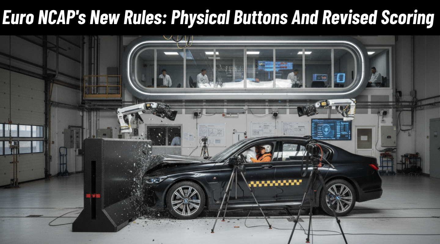 Euro NCAP's New Rules: Physical Buttons And Revised Scoring Euro NCAP's New Rules: Physical Buttons And Revised Scoring