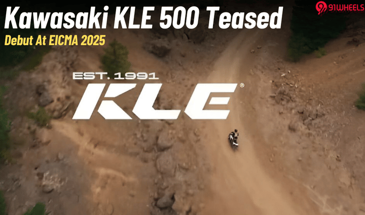New Kawasaki KLE 500 ADV To Debut At EICMA 2025- Teaser Out!