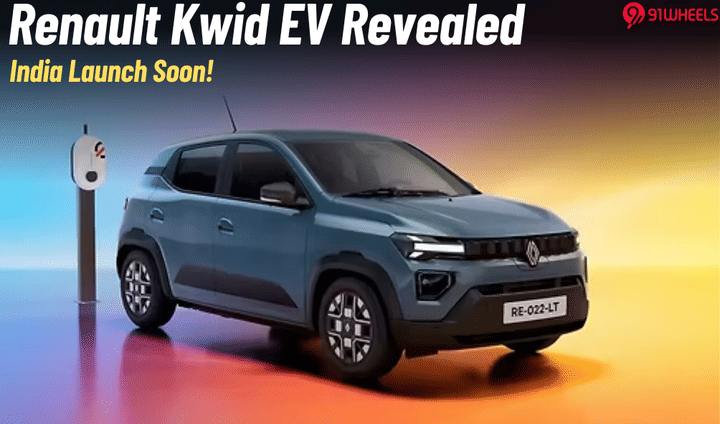 India-Bound Renault Kwid EV Revealed Overseas; 250 Km Range India-Bound Renault Kwid EV Revealed Overseas; 250 Km Range