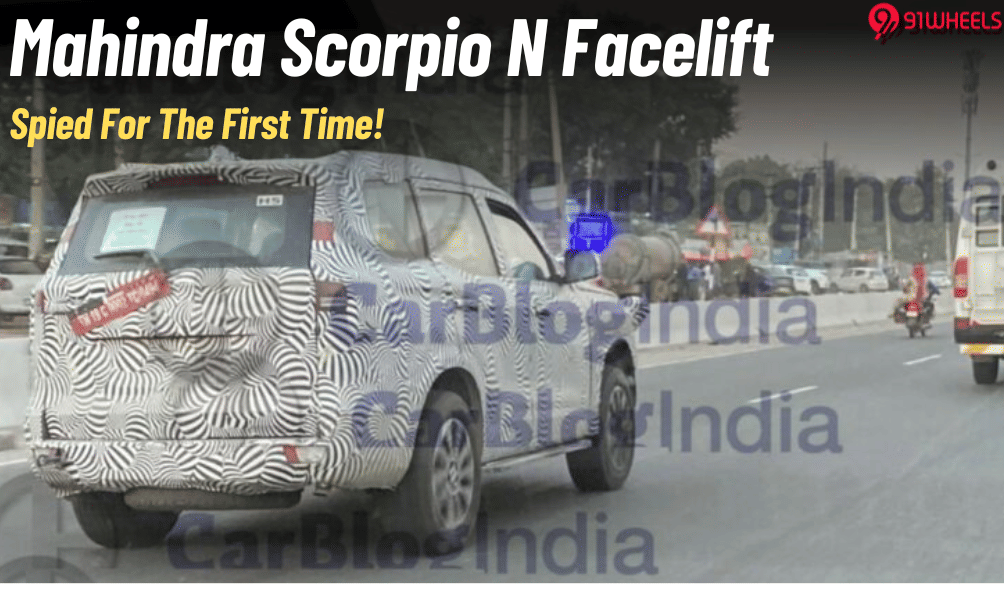 Mahindra Scorpio N Facelift Spied Testing: New Features, & What More?