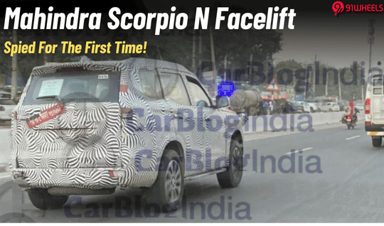 Mahindra Scorpio N Facelift Spied Testing: New Features, & What More?