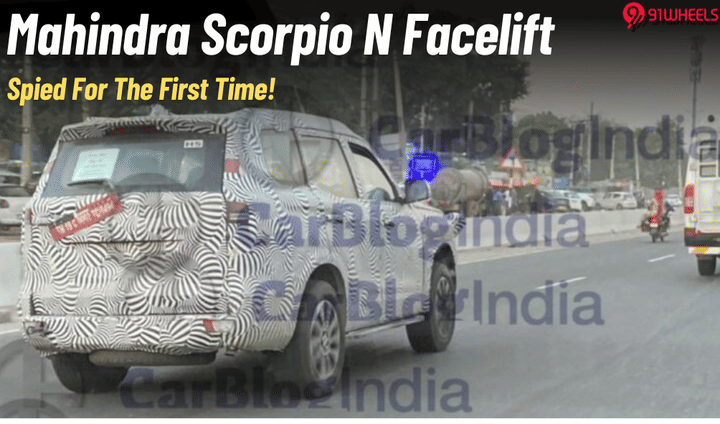 Mahindra Scorpio N Facelift Spied Testing: New Features, & What More?