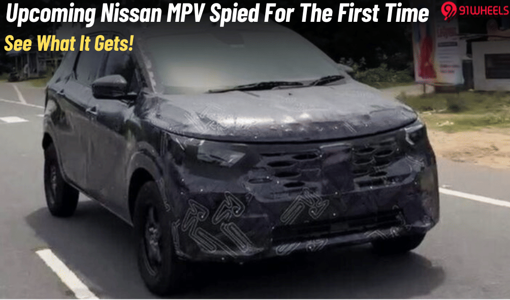 Upcoming Nissan MPV Spied Testing In India For The First Time