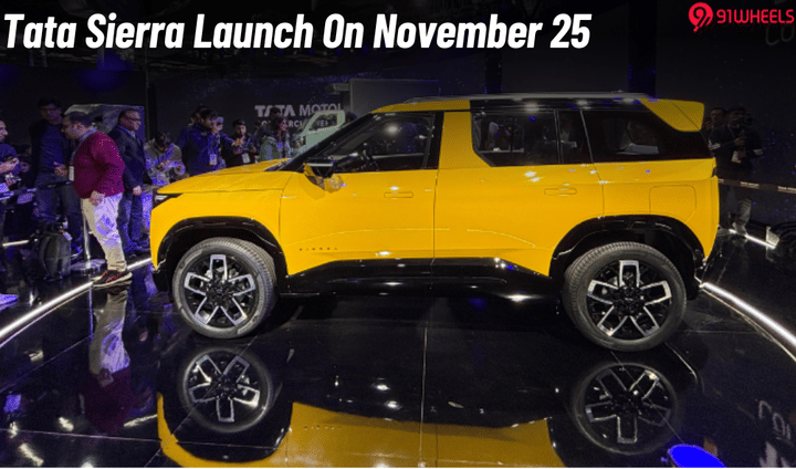 Tata Sierra Launch Confirmed For November 25- All Details Tata Sierra Launch Confirmed For November 25- All Details