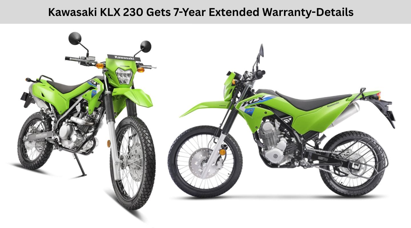 Kawasaki KLX 230 Gets 7-Year Extended Warranty- Details