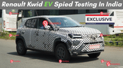 EXCLUSIVE - Renault Kwid EV Spied Testing In India