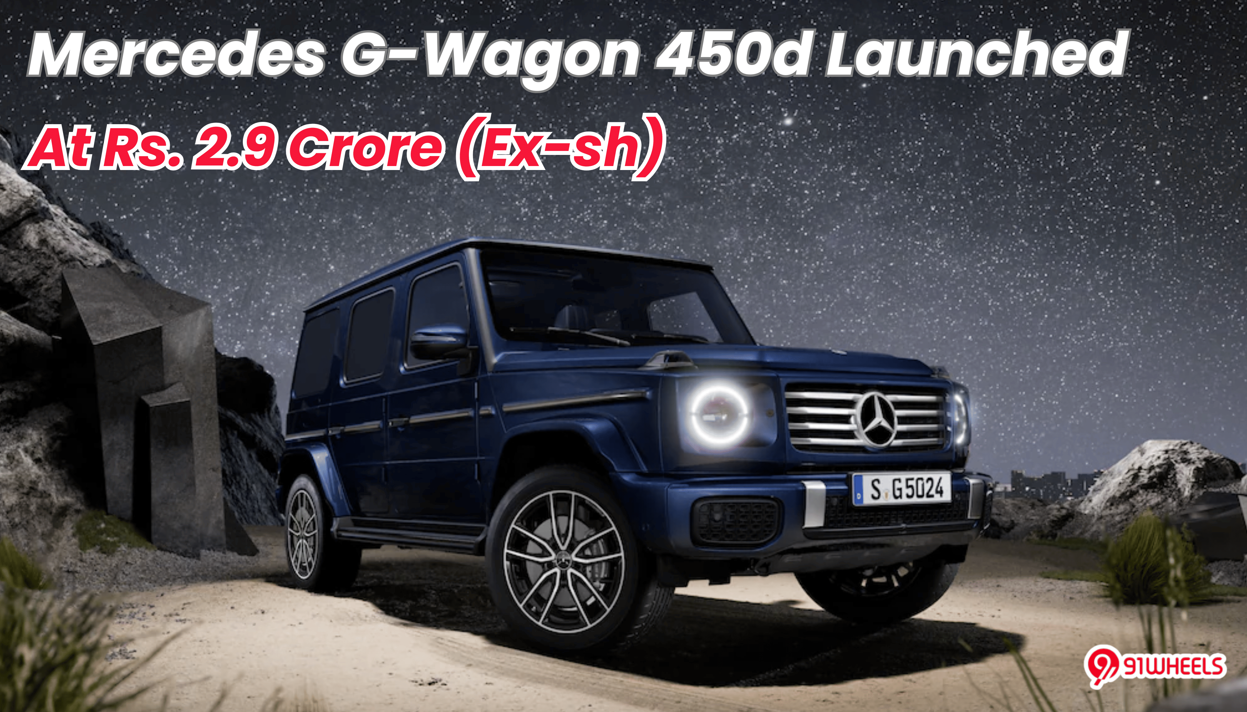 Mercedes G 450d Launched At Rs. 2.9 Crore (Ex-sh): Check Details