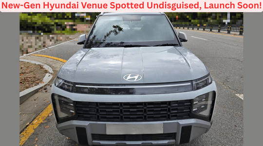 Camouflage Off! New Hyundai Venue Revealed Ahead of Official Launch