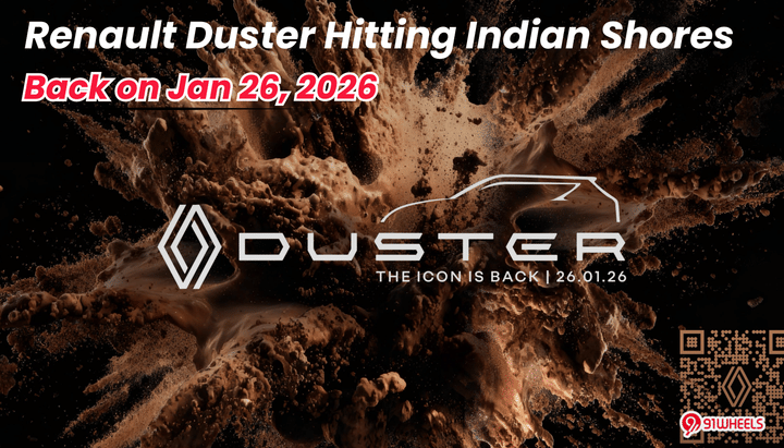 Renault Duster Hitting Indian Shores Back on Jan 26, 2026: Details Renault Duster Hitting Indian Shores Back on Jan 26, 2026: Details