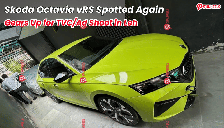 Exclusive: Skoda Octavia vRS Spotted Again; Gears Up for TVC/Ad Shoot in Leh Exclusive: Skoda Octavia vRS Spotted Again; Gears Up for TVC/Ad Shoot in Leh