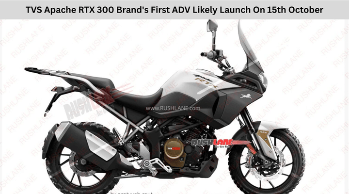 TVS Apache RTX 300 Brand's First ADV Likely Launch On 15th October