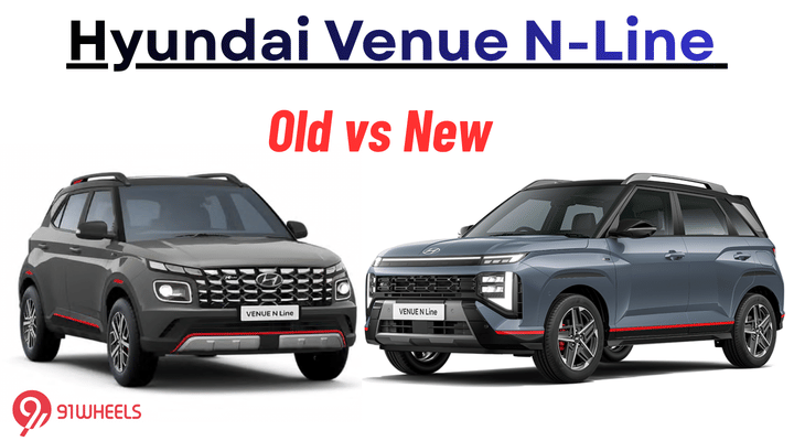 Hyundai Venue N-Line: Old vs New - In Pictures