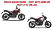 Triumph’s Entry-Level Motorcycles Become More Affordable - Now Starting at Rs 1.92 Lakh