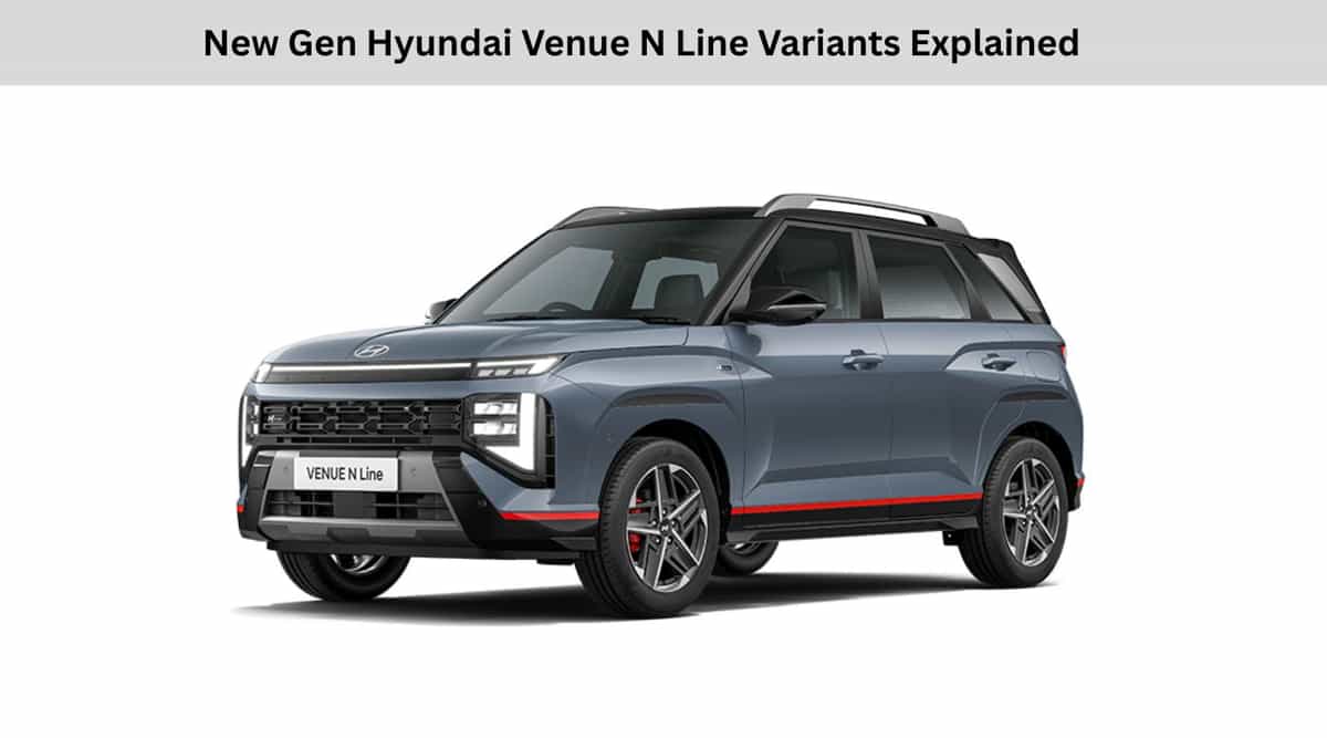 New Gen Hyundai Venue N Line Variants Explained New Gen Hyundai Venue N Line Variants Explained