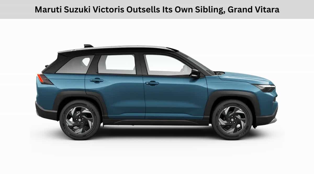 Maruti Suzuki Victoris Outsells Its Own Sibling, Grand Vitara Maruti Suzuki Victoris Outsells Its Own Sibling, Grand Vitara
