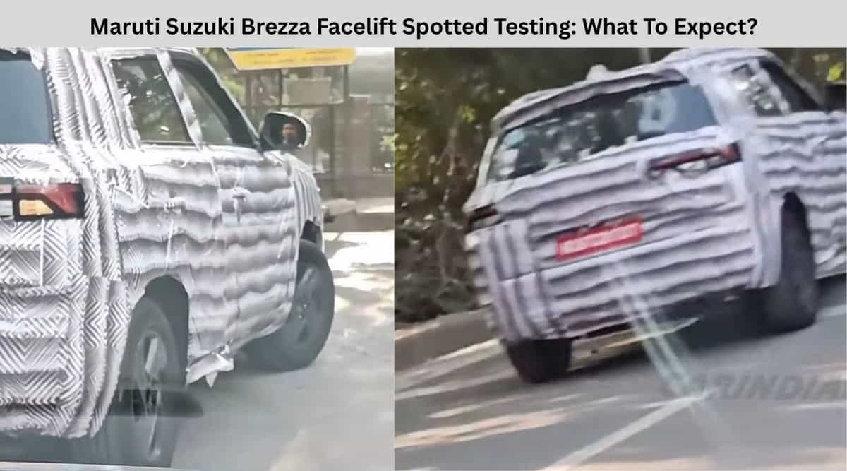 Maruti Suzuki Brezza Facelift Spotted Testing: What To Expect? Maruti Suzuki Brezza Facelift Spotted Testing: What To Expect?