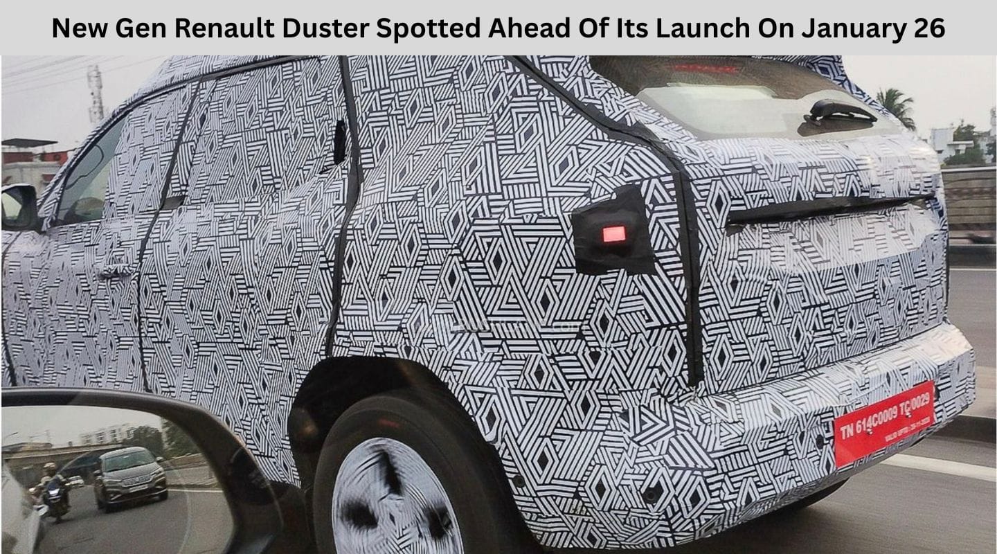 New Gen Renault Duster Spotted Ahead Of Its Launch On January 26