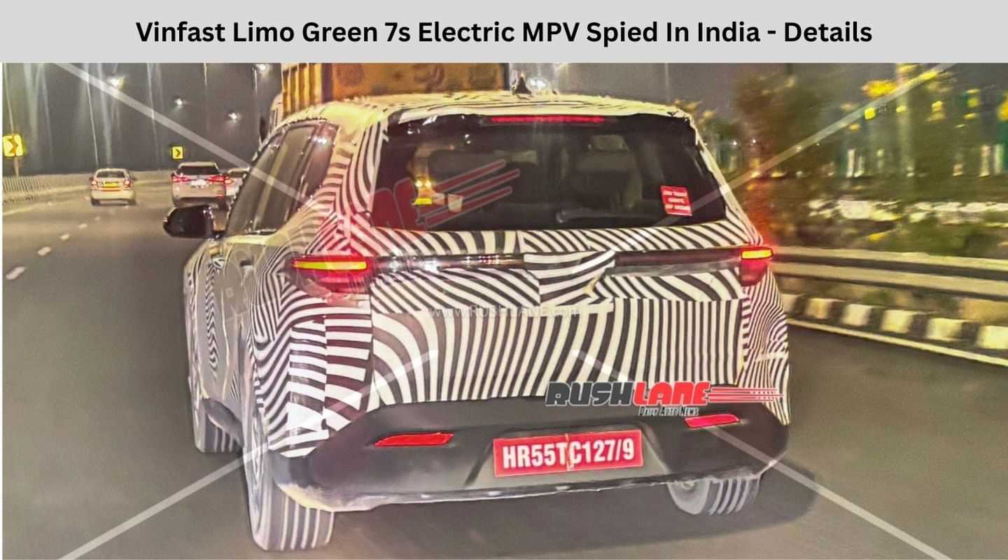 Vinfast Limo Green 7s Electric MPV Spied In India - Details