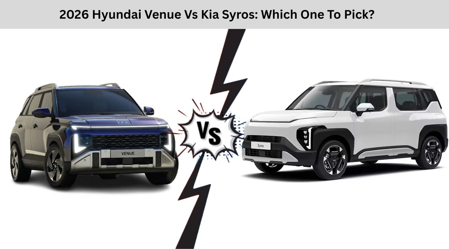 2026 Hyundai Venue Vs Kia Syros: Which One To Pick?