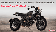 Ducati Launches Scramber 10° Anniversario Rizoma Limited Edition At Rs. 17.10 Lakh