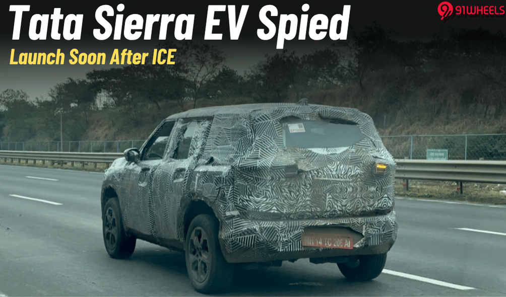 Tata Sierra EV Spied Ahead Of Launch: New Details In Sight! Tata Sierra EV Spied Ahead Of Launch: New Details In Sight!