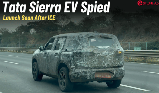 Tata Sierra EV Spied Ahead Of Launch: New Details In Sight! Tata Sierra EV Spied Ahead Of Launch: New Details In Sight!