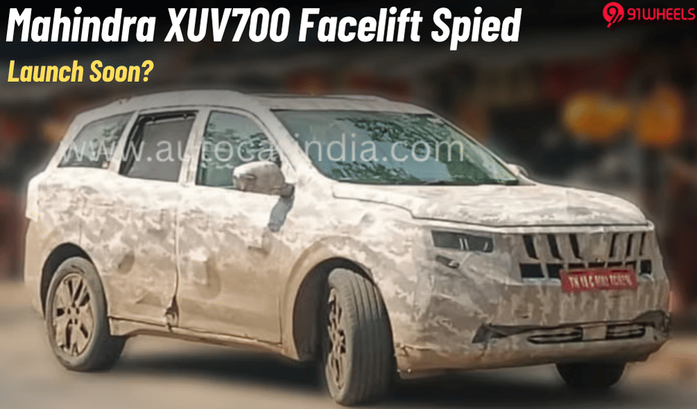 Mahindra XUV700 Facelift Spied Testing: Launch Soon?