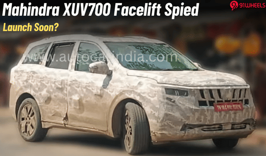 Mahindra XUV700 Facelift Spied Testing: Launch Soon? Mahindra XUV700 Facelift Spied Testing: Launch Soon?