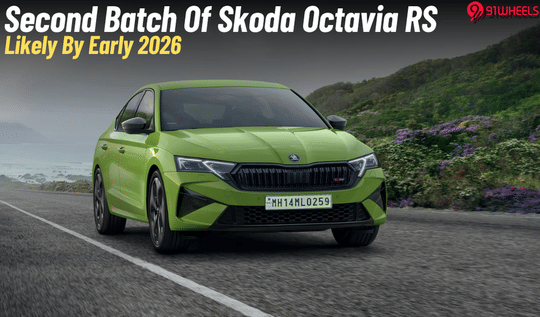 Skoda Octavia RS Next Batch Likely To Arrive Early Next Year