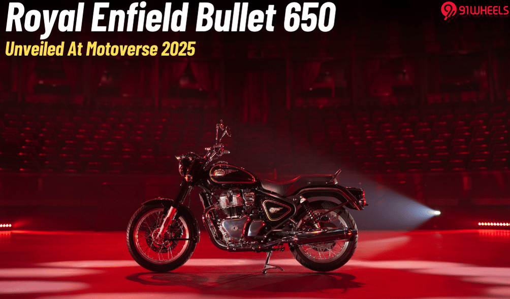 Royal Enfield Bullet 650 Makes India Debut At Motoverse 2025