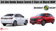 3rd Gen Honda Amaze Scored 5-Stars At Bharat NCAP 3rd Gen Honda Amaze Scored 5-Stars At Bharat NCAP
