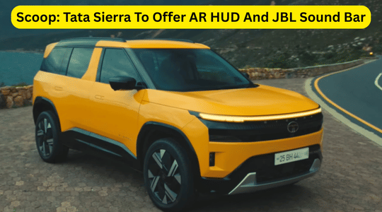 Scoop: Tata Sierra To Offer AR HUD And JBL Sound Bar